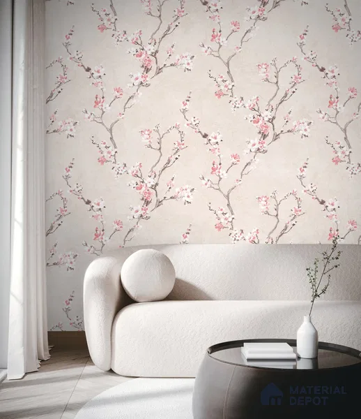 81341-2 | 5 Meter x 42 Inch  Florals Look Wallpaper - 57 Sq. Ft. | Minimum 15% wastage during installation