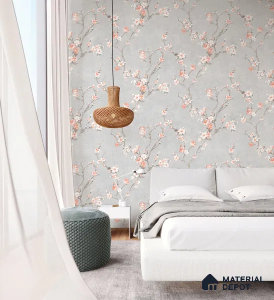 81341-3 | 5 Meter x 42 Inch  Florals Look Wallpaper - 57 Sq. Ft. | Minimum 15% wastage during installation