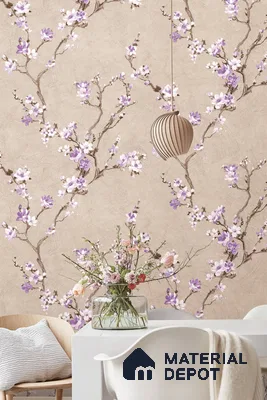 81341-4 | 5 Meter x 42 Inch  Florals Look Wallpaper - 57 Sq. Ft. | Minimum 15% wastage during installation