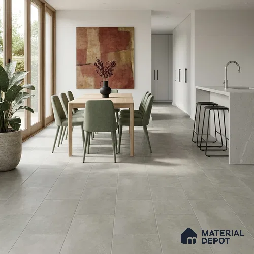 Classic Quartz Stone Look 2 ft x 1 ft - 6 mm SPC Flooring | SP 00088 | 5-Year Warranty Click-Lock DIY Installation | Suitable For Kitchen, Living Room & Bedroom