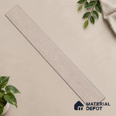 River Oak Grey Wood Look 4 ft x 7 inch - 6 mm SPC Flooring | SP 00126 B | 5-Year Warranty Click-Lock DIY Installation | Suitable For Kitchen, Living Room & Bedroom
