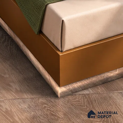 MDF Corner Beading Profile Chevron PM 00452 | 8 ft Length | Compatible for Laminate Wood Floor LF 00302 D