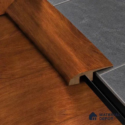 MDF Reducer R Profile Imperlia PM 00512 B | 8 ft x 16 mm | Compatible for Laminate Wood Floor LF 00313 D -  12 mm | Smooth Slope Between High & Low Floors