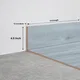 WPC Skirting Vinyl Luxe TF 00581 AC | 8 ft x 4.5 Inch - 12 mm | Compatible For Vinyl Floor VF 00121 | Image - 1