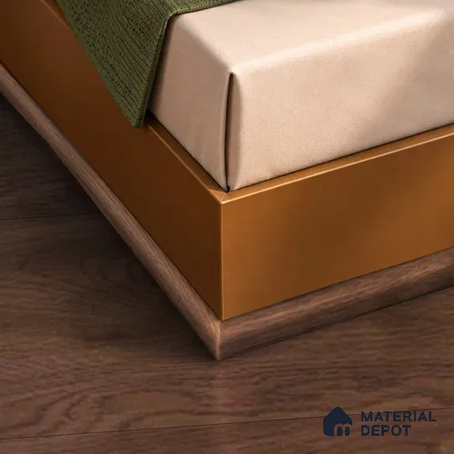 MDF Corner Beading Profile TF 00450 C | 8 ft x 25 mm x 12 mm | Compatible for Laminate Wood Floor SP 00078