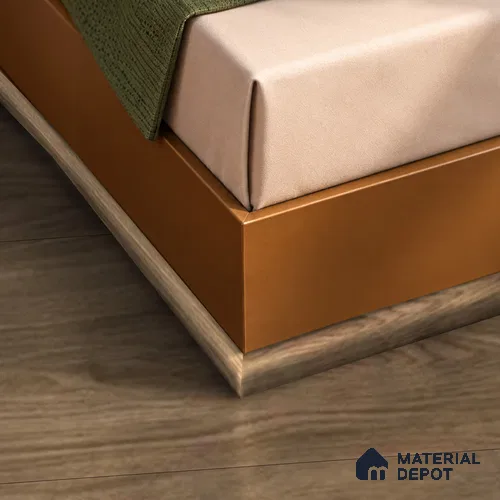 MDF Corner Beading Profile  TF 00451 C | 8 ft x 25 mm x 12 mm | Compatible for Laminate Wood Floor SP 00079