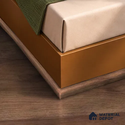 MDF Corner Beading Profile TF 00458 C | 8 ft x 25 mm x 12 mm | Compatible for Laminate Wood Floor SP 00085