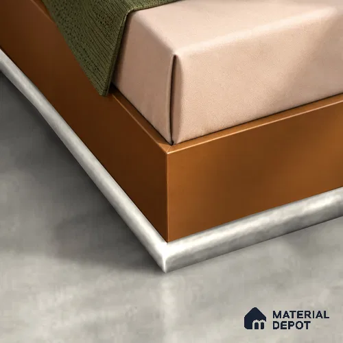 MDF Corner Beading Profile TF 00461 | 8 ft x 12 mm x 12 mm | Compatible for Laminate Wood Floor SP 00088