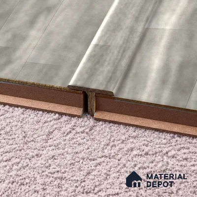 MDF T Profile  TF 00461 T | 8 ft x 23 mm x 12 mm | Compatible for Laminate Wood Floor SP 00088
