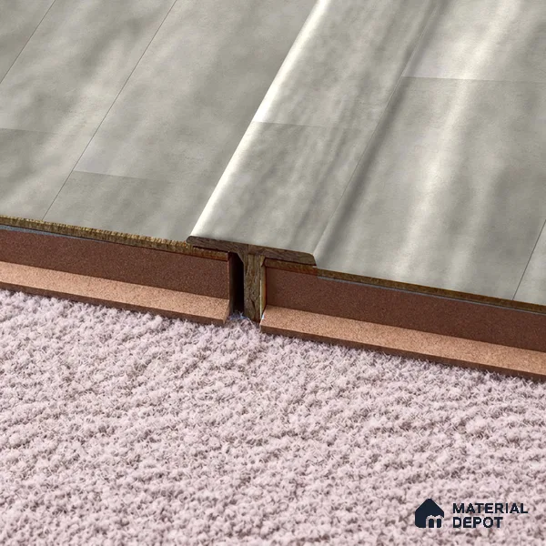 MDF T Profile  TF 00461 U | 8 ft x 25 mm x 12 mm | Compatible for Laminate Wood Floor SP 00088