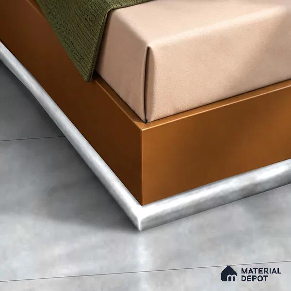 MDF Corner Beading Profile  TF 00462 C | 8 ft x 25 mm x 12 mm | Compatible for Laminate Wood Floor SP 00089