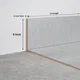 MDF Skirting  TF 00462 K | 8 ft x 6 Inch | Compatible for Laminate Wood Floor SP 00089 | Image - 1
