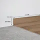 MDF Skirting  TF 00464 D | 8 ft x 2.5 Inch | Compatible for Laminate Wood Floor SP 00090 B | Image - 1