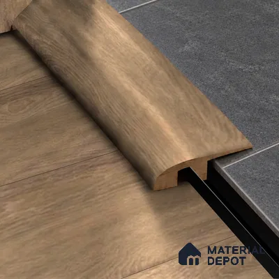 MDF Reducer R Profile  TF 00464 O | 8 ft x 23 mm x 12 mm | Compatible for Laminate Wood Floor SP 00090 B
