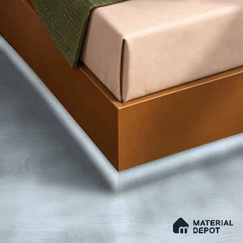 MDF Corner Beading Profile  TF 00591 B | 8 ft x 18 mm x 12 mm | Compatible for Vinyl Floor VF 00142