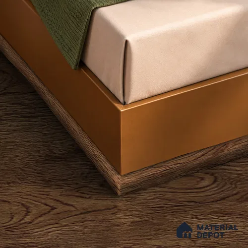 MDF Corner Beading Profile Basic TF 00183 | 8 ft x 12 mm x 12 mm | Compatible for Laminate Wood Floor LF 00318 B | Neat Finish For Floor & Wall Corners