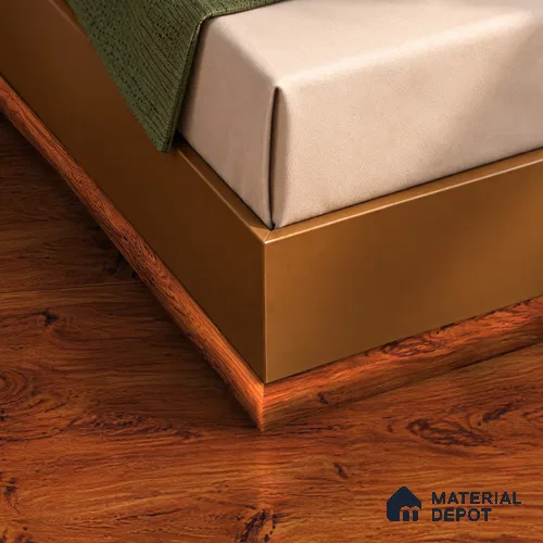 MDF Corner Beading Profile Basic TF 00186 C | 8 ft x 25 mm x 12 mm | Compatible for Laminate Wood Floor LF 00318 E | Neat Finish For Floor & Wall Corners
