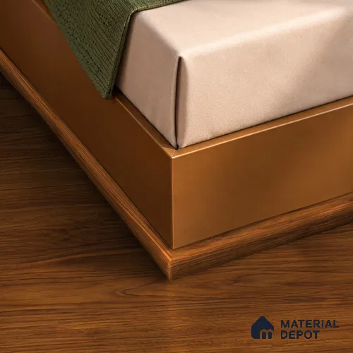 MDF Corner Beading Profile Basic TF 00190 C | 8 ft x 25 mm x 12 mm | Compatible for Laminate Wood Floor LF 00319 C | Neat Finish For Floor & Wall Corners