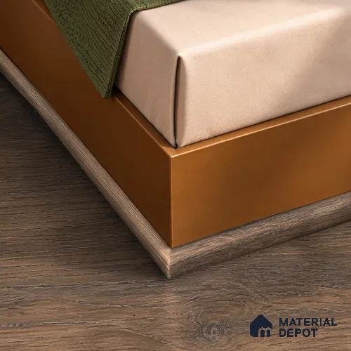 MDF Corner Beading Profile Basic TF 00192 C | 8 ft x 25 mm x 12 mm | Compatible for Laminate Wood Floor LF 00319 E | Neat Finish For Floor & Wall Corners