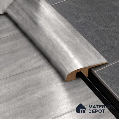 MDF Reducer R Profile Heritage TF 00268 L | 8 ft x 25 mm x 12 mm | Compatible for Laminate Wood Floor LF 00334 C | Smooth Slope Between High & Low Floors