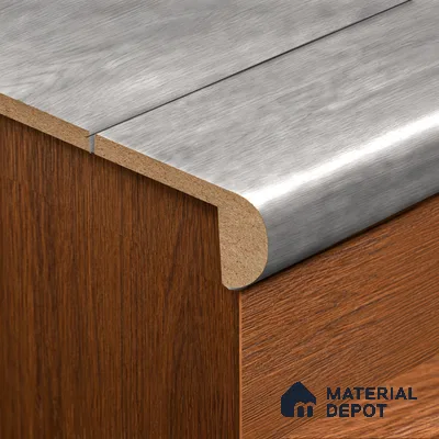 MDF L Nosing Profile Heritage TF 00268 X | 8 ft x 25 x 45 x 12 mm | Compatible for Laminate Wood Floor LF 00334 C | Protective Edge Finish For Stairs & Steps