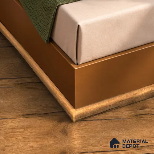 MDF Corner Beading Profile Herringbone 2.0 TF 00289 C | 8 ft x 25 mm x 12 mm | Compatible for Laminate Wood Floor LF 00337 E | Neat Finish For Floor & Wall Corners
