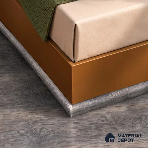 MDF Corner Beading Profile Herringbone TF 00280 B | 8 ft x 18 mm x 12 mm | Compatible for Laminate Wood Floor LF 00336 | Neat Finish For Floor & Wall Corners