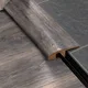 MDF Reducer R Profile Herringbone TF 00280 I | 8 ft x 16 mm x 12 mm | Compatible for Laminate Wood Floor LF 00336 | Image - 1