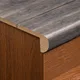 MDF L Nosing Profile Herringbone TF 00280 X | 8 ft x 25 x 45 x 12 mm | Compatible for Laminate Wood Floor LF 00336 | Image - 1