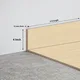 MDF Skirting Herringbone Revive TF 00256 G | 8 ft x 4 Inch | Compatible for Laminate Wood Floor LF 00332 D | Image - 1