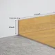MDF Skirting Immenso TF 00307 G | 8 ft x 4 Inch | Compatible for Laminate Wood Floor LF 00341 | Image - 1
