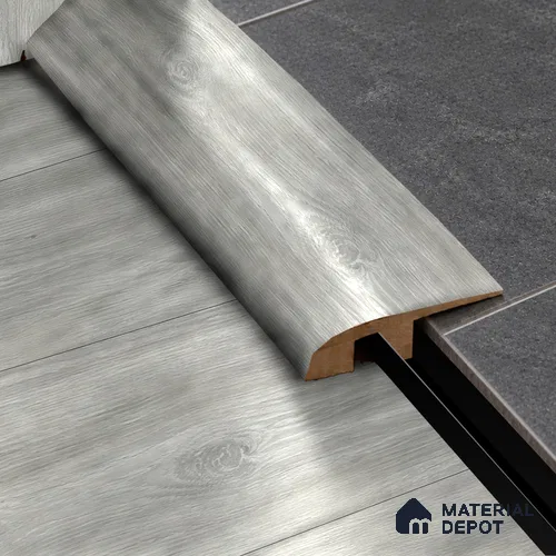 MDF Reducer R Profile Majestic TF 00212 H | 8 ft x 12 mm x 12 mm | Compatible for Laminate Wood Floor LF 00322 E | Smooth Slope Between High & Low Floors