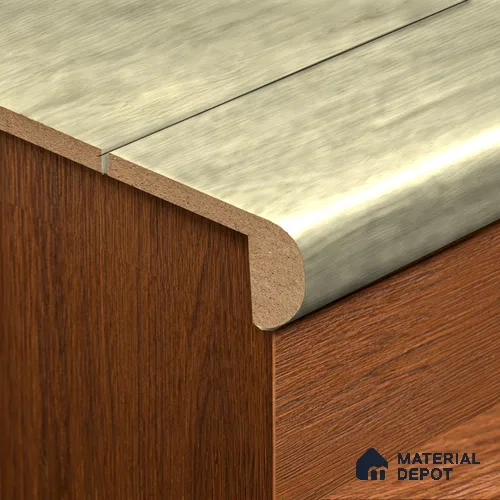 MDF L Nosing Profile Majesty Grande TF 00339 X | 8 ft x 25 x 45 x 12 mm | Compatible for Laminate Wood Floor LF 00345 E | Protective Edge Finish For Stairs & Steps