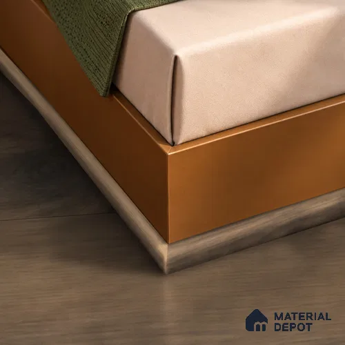 MDF Corner Beading Profile Majesty Grande TF 00341 | 8 ft x 12 mm x 12 mm | Compatible for Laminate Wood Floor LF 00345 G | Neat Finish For Floor & Wall Corners