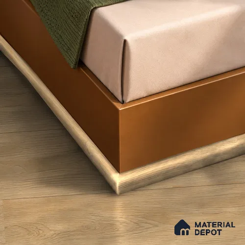 MDF Corner Beading Profile Oak Artisan TF 00348 C | 8 ft x 25 mm x 12 mm | Compatible for Laminate Wood Floor LF 00346 D | Neat Finish For Floor & Wall Corners
