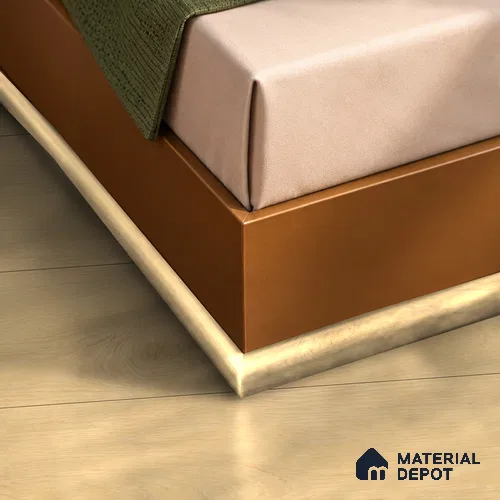 MDF Corner Beading Profile Oak Artisan TF 00352 | 8 ft x 12 mm x 12 mm | Compatible for Laminate Wood Floor LF 00346 H | Neat Finish For Floor & Wall Corners