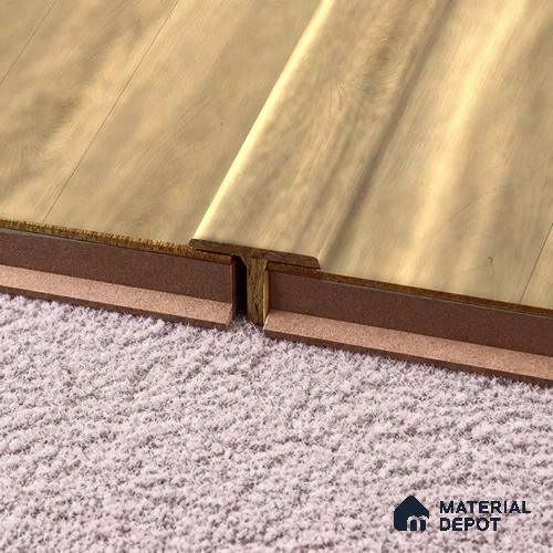 MDF T Profile Oak Artisan TF 00352 P | 8 ft x 23 mm x 12 mm | Compatible for Laminate Wood Floor LF 00346 H | Seamless Joint Between Two Rooms’ Flooring