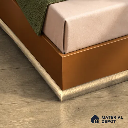 MDF Corner Beading Profile Oak Artisan TF 00354 C | 8 ft x 25 mm x 12 mm | Compatible for Laminate Wood Floor LF 00346 J | Neat Finish For Floor & Wall Corners