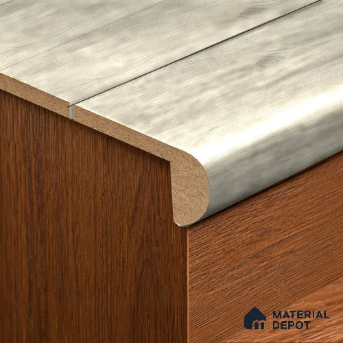 MDF L Nosing Profile Oak Artisan TF 00345 X | 8 ft x 25 x 45 x 12 mm | Compatible for Laminate Wood Floor LF 00346 | Protective Edge Finish For Stairs & Steps