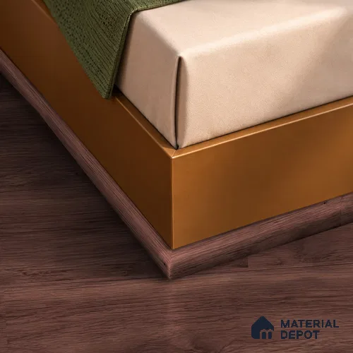 MDF Corner Beading Profile | TF 00619 B | 8 ft x 18 mm - 12 mm | Compatible for Laminate Wood Floor LF 00361 F | Neat Finish For Floor & Wall Corners