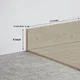 MDF Skirting Radiant TF 00260 G | 8 ft x 4 Inch | Compatible for Laminate Wood Floor LF 00333 C | Image - 1