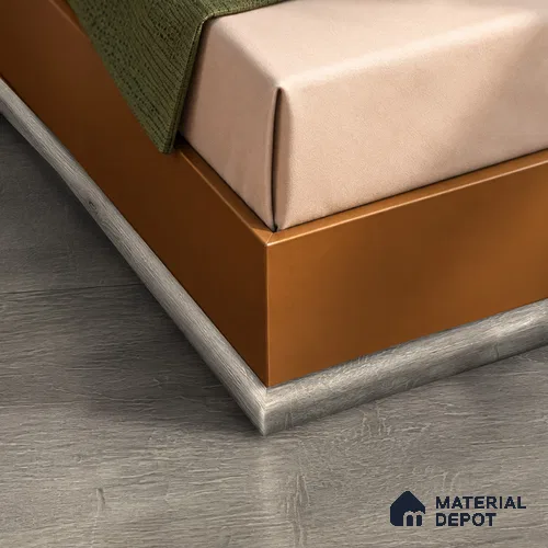 MDF Corner Beading Profile Radiant TF 00261 C | 8 ft x 25 mm x 12 mm | Compatible for Laminate Wood Floor LF 00333 D | Neat Finish For Floor & Wall Corners