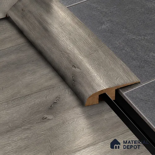 MDF Reducer R Profile Radiant TF 00261 I | 8 ft x 16 mm x 12 mm | Compatible for Laminate Wood Floor LF 00333 D | Smooth Slope Between High & Low Floors
