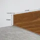 MDF Skirting Radiant TF 00264 G | 8 ft x 4 Inch | Compatible for Laminate Wood Floor LF 00333 G | Image - 1
