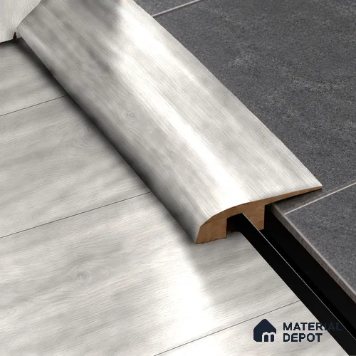 MDF Reducer R Profile Rustic Royal Oak TF 00277 K | 8 ft x 23 mm x 12 mm | Compatible for Laminate Wood Floor LF 00335 F | Smooth Slope Between High & Low Floors