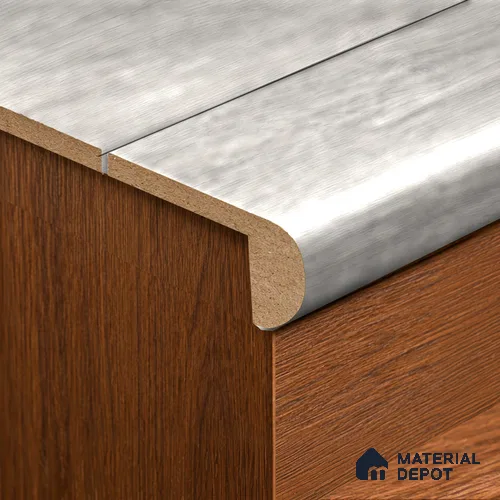 MDF L Nosing Profile Rustic Royal Oak TF 00277 X | 8 ft x 25 x 45 x 12 mm | Compatible for Laminate Wood Floor LF 00335 F | Protective Edge Finish For Stairs & Steps