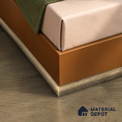 MDF Corner Beading Profile Rustic Royal Oak TF 00278 C | 8 ft x 25 mm x 12 mm | Compatible for Laminate Wood Floor LF 00335 G | Neat Finish For Floor & Wall Corners