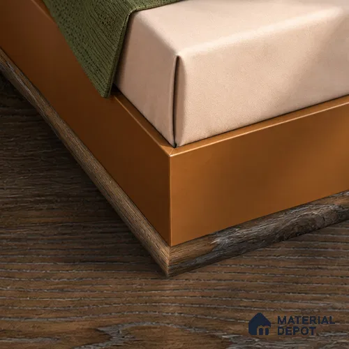 MDF Corner Beading Profile Rustic Royal Oak TF 00279 C | 8 ft x 25 mm x 12 mm | Compatible for Laminate Wood Floor LF 00335 H | Neat Finish For Floor & Wall Corners