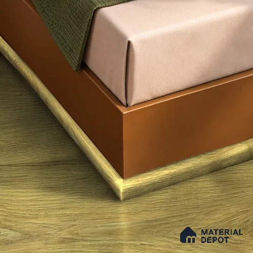 MDF Corner Beading Profile Rustic Royal Oak TF 00272 C | 8 ft x 25 mm x 12 mm | Compatible for Laminate Wood Floor LF 00335 | Neat Finish For Floor & Wall Corners