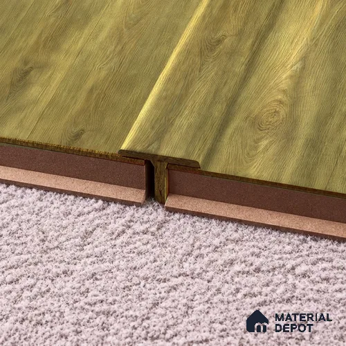 MDF T Profile Rustic Royal Oak TF 00272 P | 8 ft x 23 mm x 12 mm | Compatible for Laminate Wood Floor LF 00335 | Seamless Joint Between Two Rooms’ Flooring